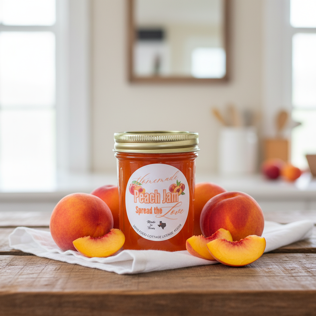 Peach Jam – Enhanced Product Photo