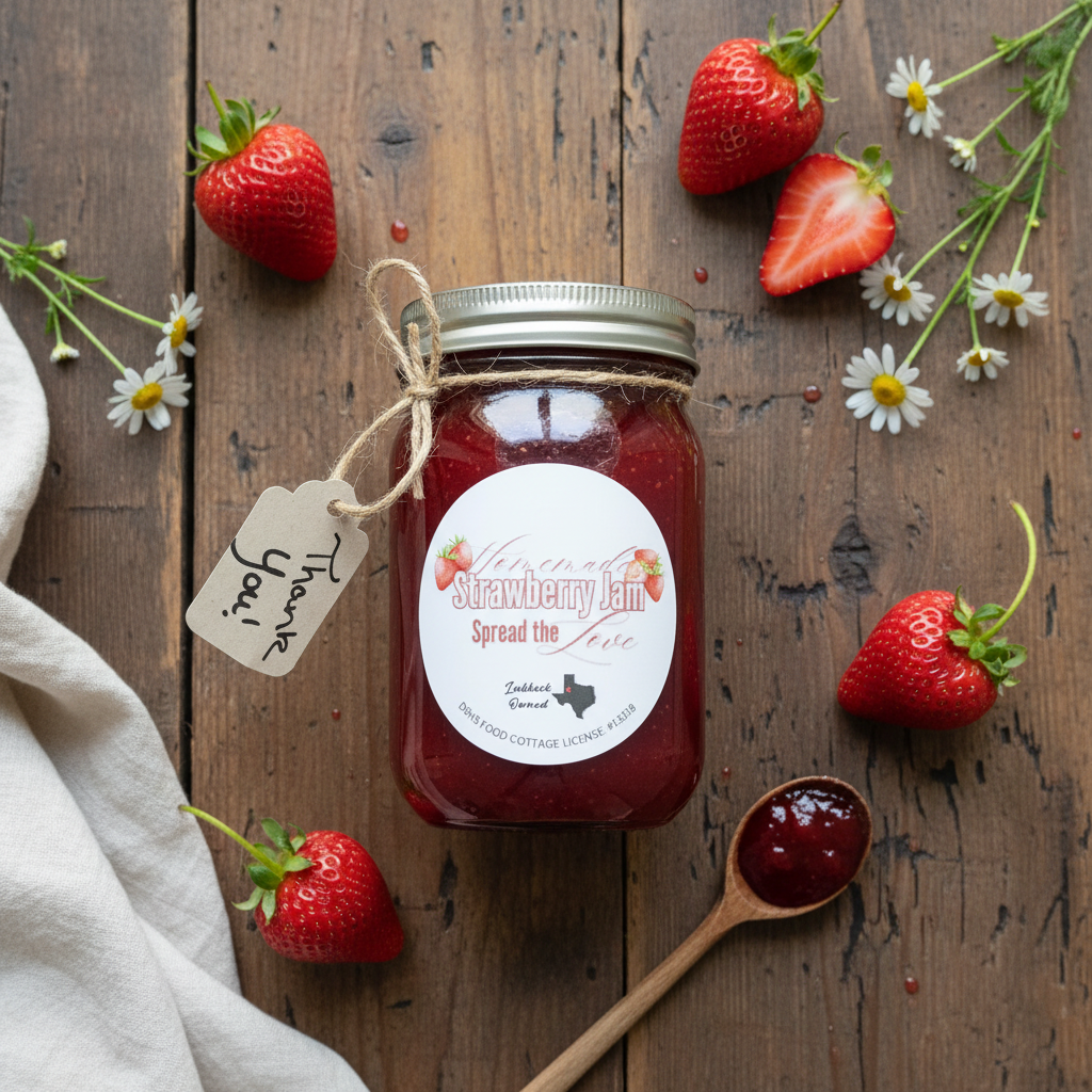Strawberry Jam Lifestyle Photo