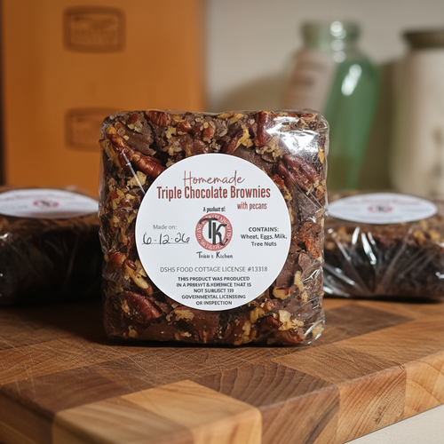 Triple Chocolate Brownies - Label Accurate